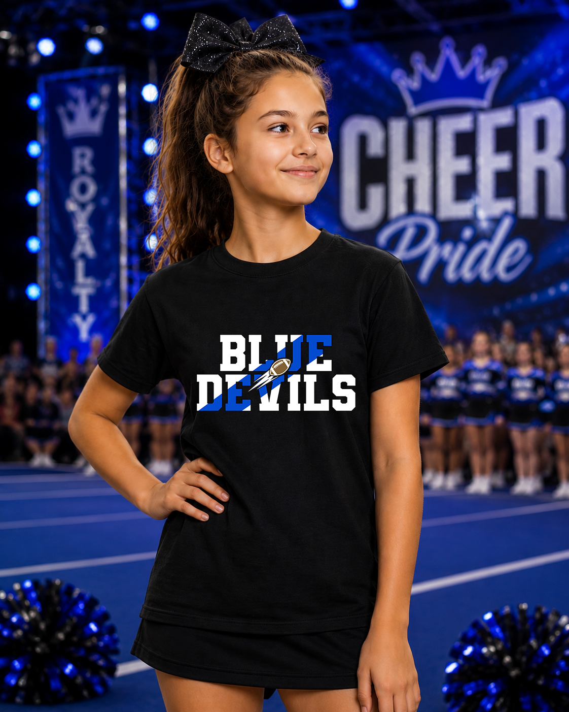 Blue Devils Football Tee